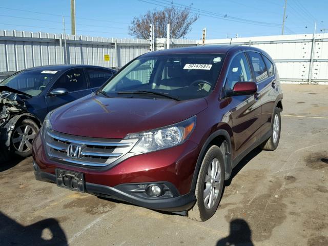 5J6RM3H59CL031371 - 2012 HONDA CR-V EX MAROON photo 2