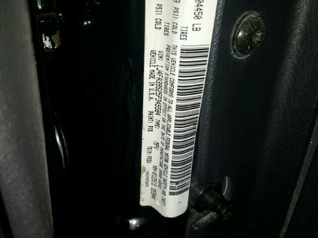 1J4FA39S25P345584 - 2005 JEEP WRANGLER X BLACK photo 10