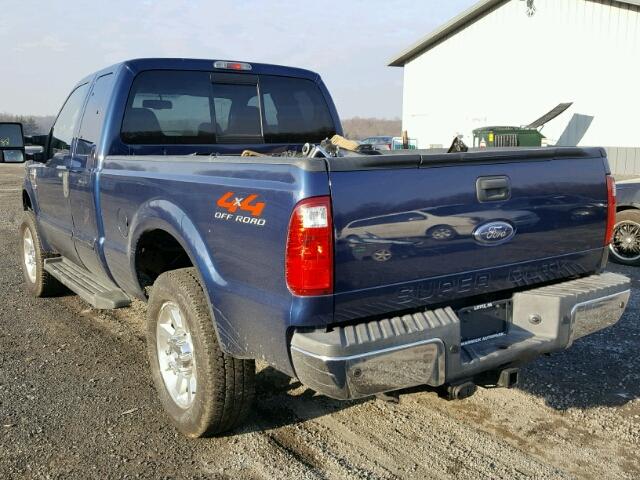 1FTSX21R98EB32279 - 2008 FORD F250 SUPER BLUE photo 3