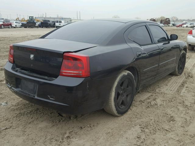 2B3KA43G16H372538 - 2006 DODGE CHARGER SE BLACK photo 4