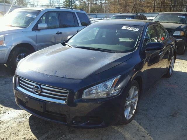 1N4AA5AP2DC838227 - 2013 NISSAN MAXIMA S BLUE photo 2