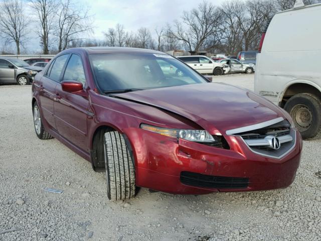 19UUA66284A029192 - 2004 ACURA TL RED photo 1