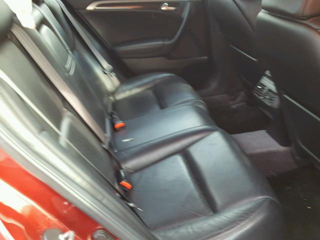 19UUA66284A029192 - 2004 ACURA TL RED photo 6