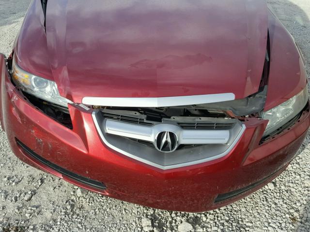 19UUA66284A029192 - 2004 ACURA TL RED photo 7