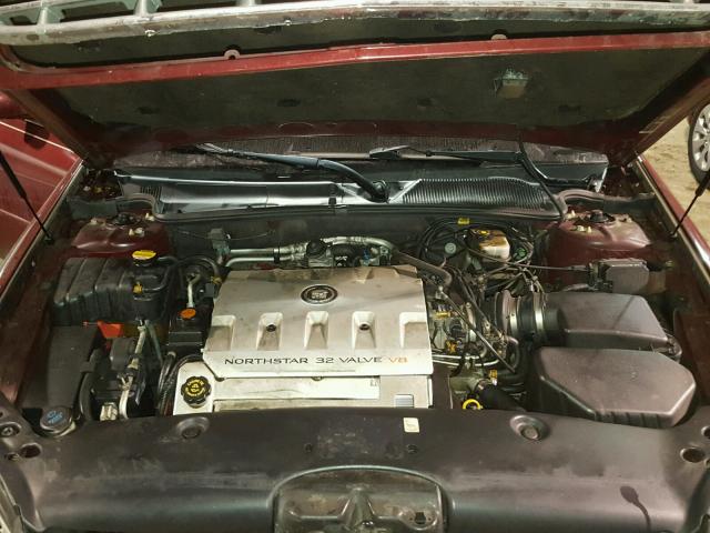 1G6KD54Y41U206980 - 2001 CADILLAC DEVILLE RED photo 7