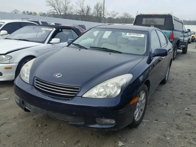 JTHBF30G225026805 - 2002 LEXUS ES 300 BLUE photo 2