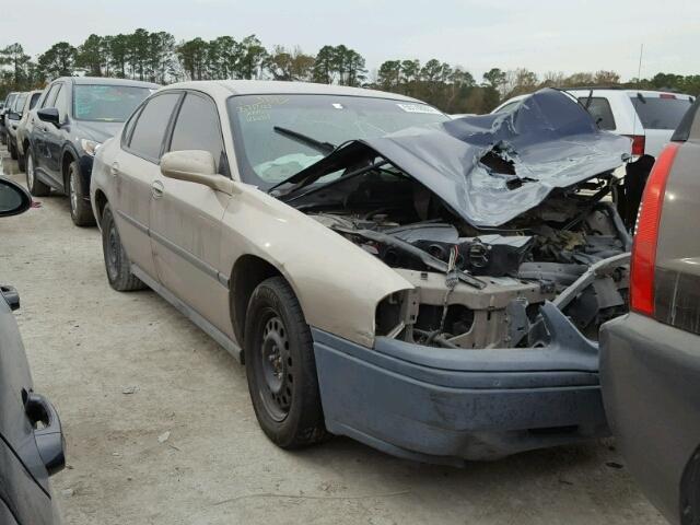 2G1WF52E719179927 - 2001 CHEVROLET IMPALA TAN photo 1