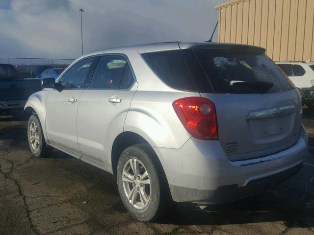 2GNALBEK3D1254112 - 2013 CHEVROLET EQUINOX LS GRAY photo 3