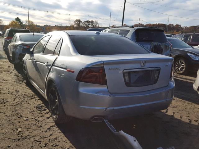 19UUA66295A002276 - 2005 ACURA TL GRAY photo 3