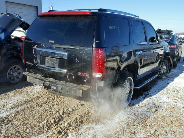 1GKFK63847J201434 - 2007 GMC YUKON DENA BLACK photo 4