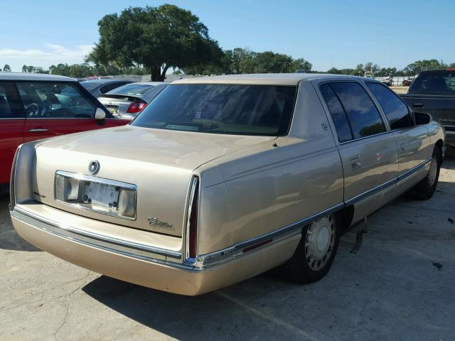 1G6KD52Y5TU279362 - 1996 CADILLAC DEVILLE GOLD photo 4