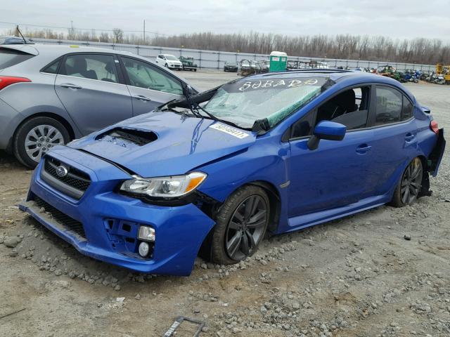 JF1VA1E63G9804388 - 2016 SUBARU WRX PREMIU BLUE photo 2