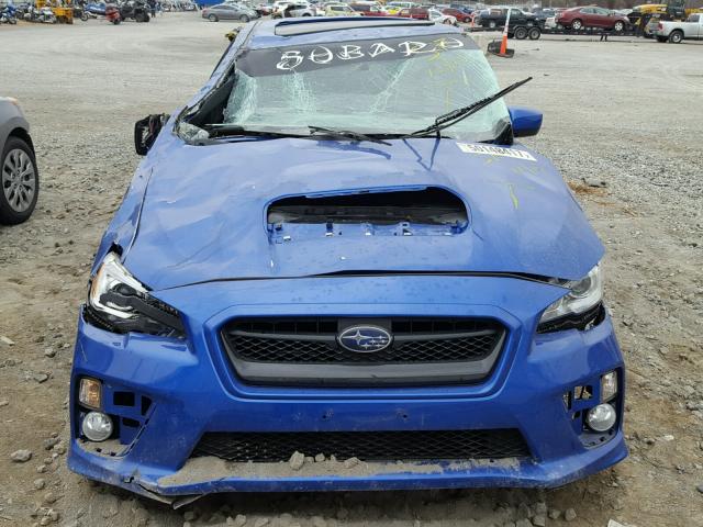 JF1VA1E63G9804388 - 2016 SUBARU WRX PREMIU BLUE photo 7