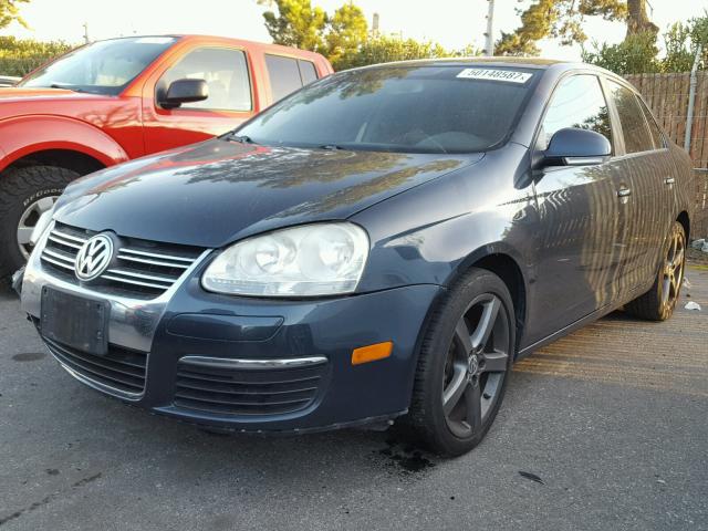 3VWJZ71K88M059497 - 2008 VOLKSWAGEN JETTA S BLUE photo 2