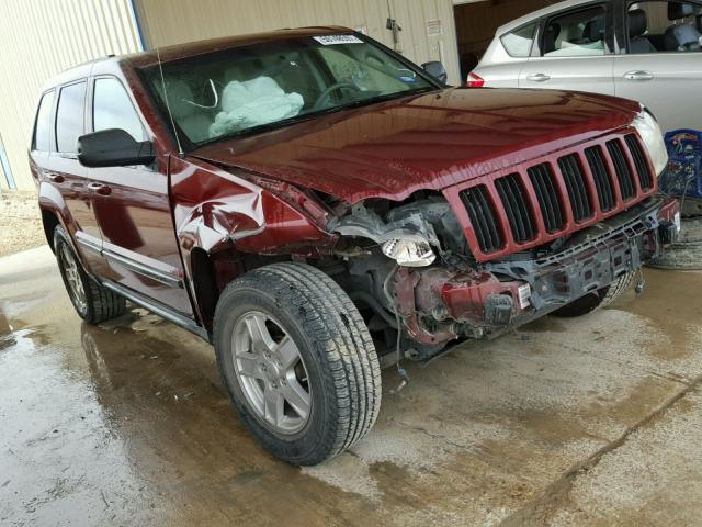 1J8GS48K57C624092 - 2007 JEEP GRAND CHER BURGUNDY photo 1