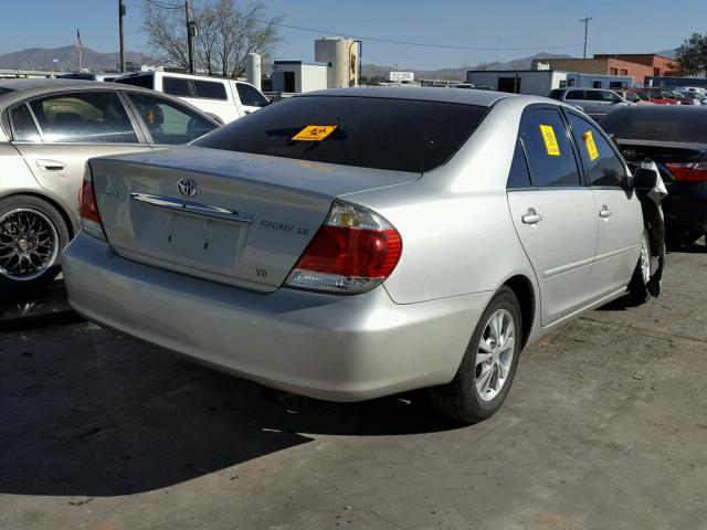 4T1BF30K66U111448 - 2006 TOYOTA CAMRY LE SILVER photo 4