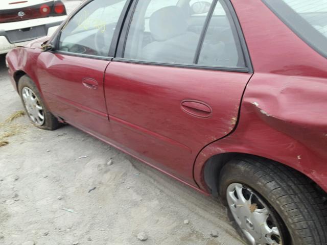 2G4WS52JX31256299 - 2003 BUICK CENTURY CU MAROON photo 9