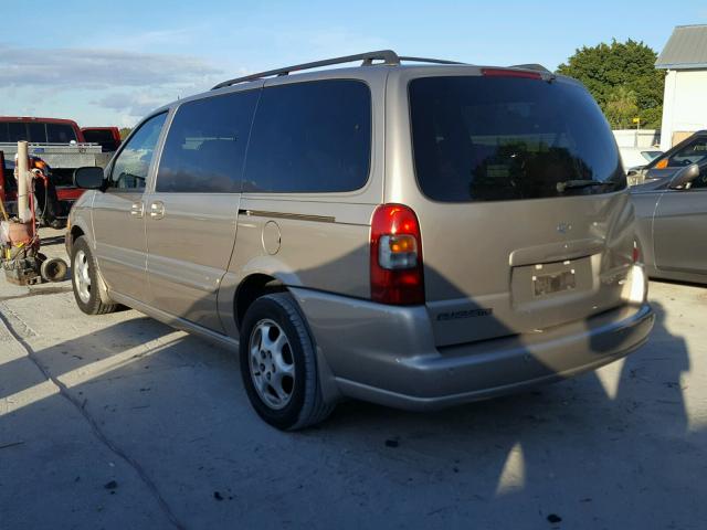 1GHDX03E32D211381 - 2002 OLDSMOBILE SILHOUETTE BEIGE photo 3