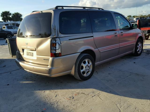 1GHDX03E32D211381 - 2002 OLDSMOBILE SILHOUETTE BEIGE photo 4