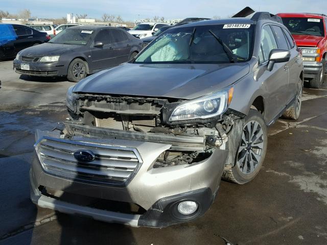 4S4BSEJC3F3309425 - 2015 SUBARU OUTBACK 3. SILVER photo 2