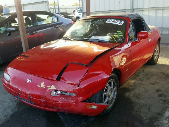 JM1NA3533R0502893 - 1994 MAZDA MX-5 MIATA RED photo 2