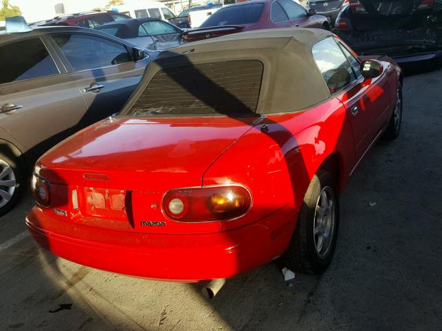 JM1NA3533R0502893 - 1994 MAZDA MX-5 MIATA RED photo 4