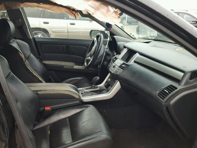 5J8TB18287A013930 - 2007 ACURA RDX BLACK photo 5