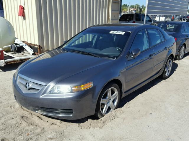 19UUA66245A034195 - 2005 ACURA TL SILVER photo 2