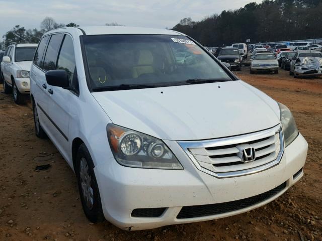 5FNRL38278B061302 - 2008 HONDA ODYSSEY LX WHITE photo 1