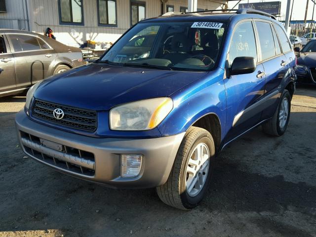 JTEGH20V626004130 - 2002 TOYOTA RAV4 BLUE photo 2