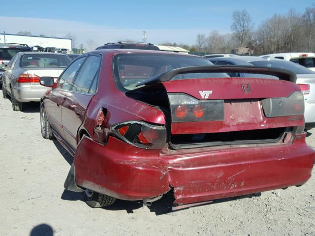 1HGCG16581A052023 - 2001 HONDA ACCORD EX MAROON photo 3