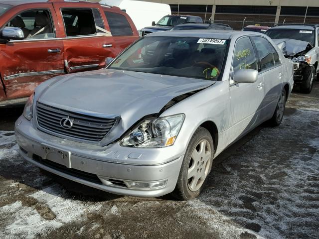 JTHBN36F840155228 - 2004 LEXUS LS 430 SILVER photo 2