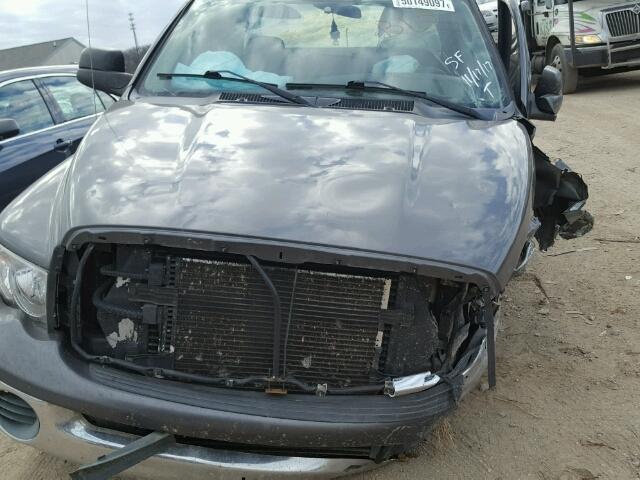 3D7KA28633G716701 - 2003 DODGE RAM 2500 S CHARCOAL photo 10