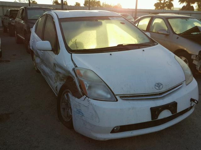 JTDKB20U967513569 - 2006 TOYOTA PRIUS WHITE photo 1