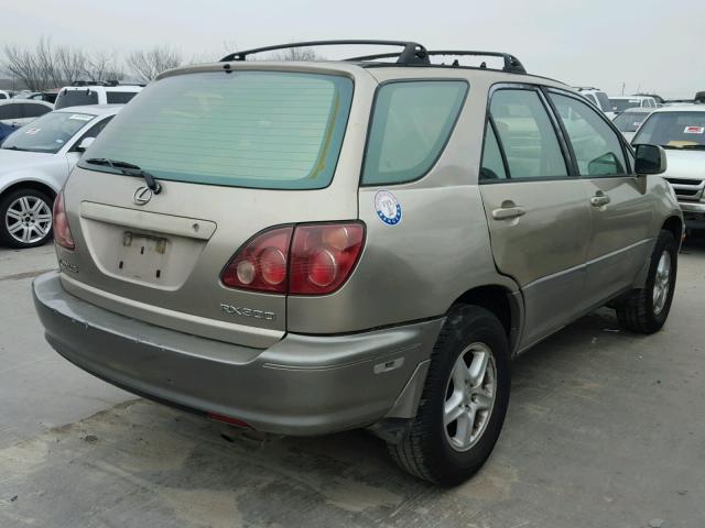 JT6GF10U2X0028339 - 1999 LEXUS RX 300 BEIGE photo 4