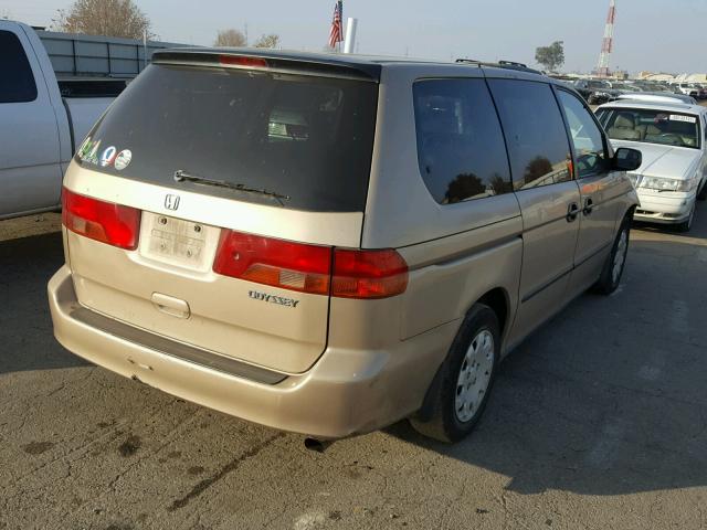 2HKRL1852XH521187 - 1999 HONDA ODYSSEY LX GOLD photo 4