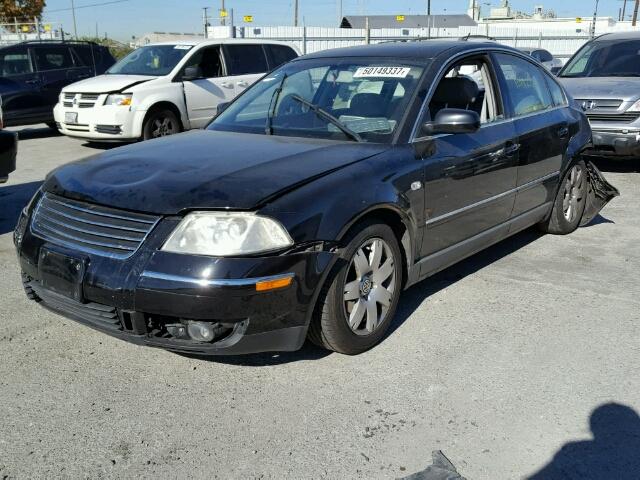 WVWRH63B53P259692 - 2003 VOLKSWAGEN PASSAT GLX BLACK photo 2