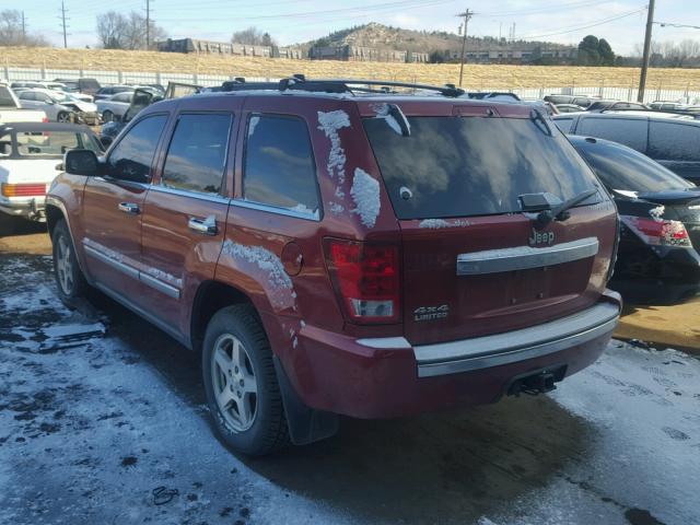 1J4HR58NX6C279805 - 2006 JEEP GRAND CHER RED photo 3