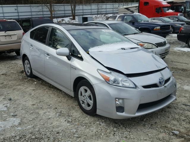 JTDKN3DUXA0067067 - 2010 TOYOTA PRIUS SILVER photo 1