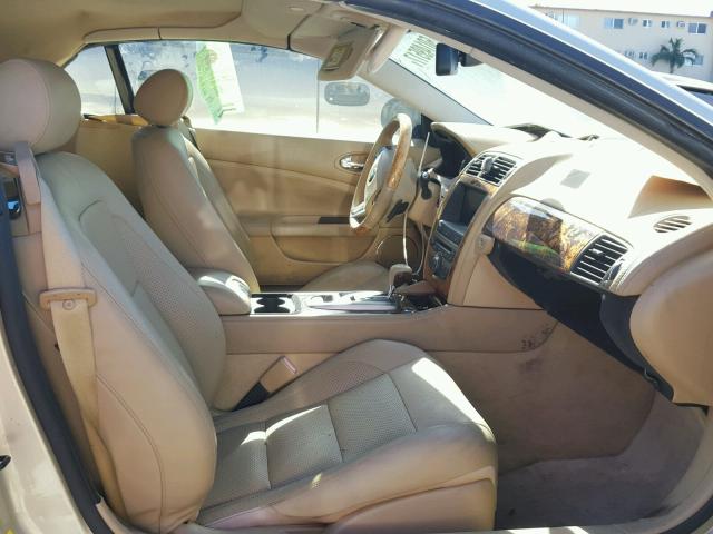 SAJWA44BX75B18536 - 2007 JAGUAR XK BEIGE photo 5