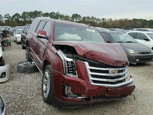 1GYS3JKJ2GR272691 - 2016 CADILLAC ESCALADE E RED photo 1