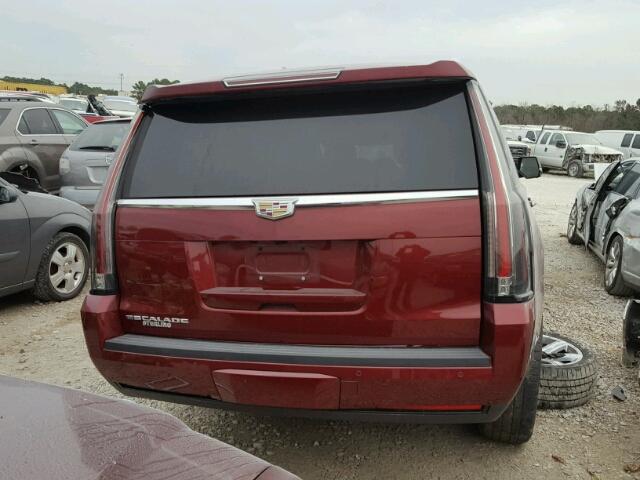 1GYS3JKJ2GR272691 - 2016 CADILLAC ESCALADE E RED photo 10