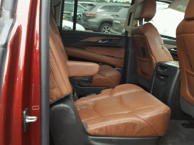 1GYS3JKJ2GR272691 - 2016 CADILLAC ESCALADE E RED photo 6