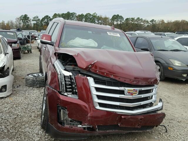 1GYS3JKJ2GR272691 - 2016 CADILLAC ESCALADE E RED photo 9