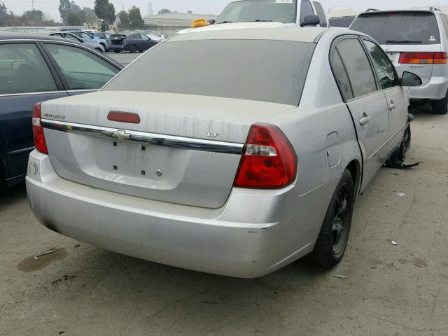 1G1ZT51F76F169459 - 2006 CHEVROLET MALIBU LT SILVER photo 4