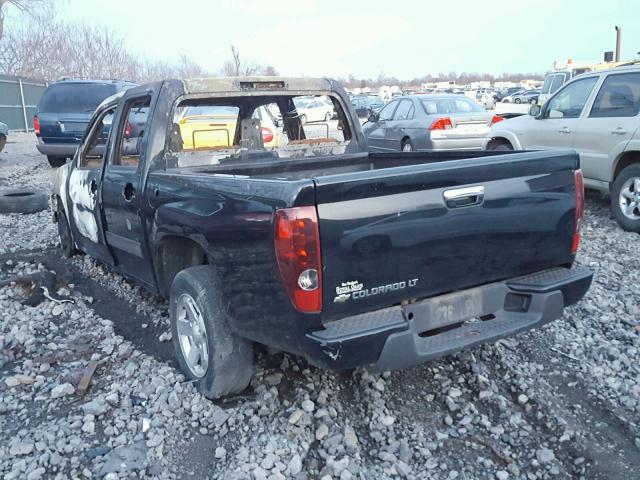 1GCDSCFE1C8103921 - 2012 CHEVROLET COLORADO L BLACK photo 3