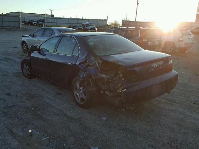 19UUA56603A088068 - 2003 ACURA 3.2TL BLUE photo 3