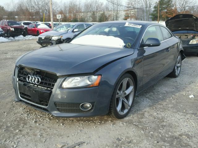 WAUDK78T89A039815 - 2009 AUDI A5 QUATTRO GRAY photo 2