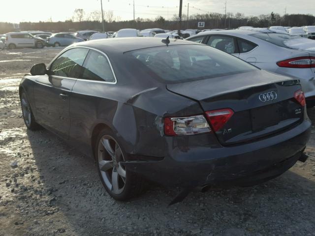 WAUDK78T89A039815 - 2009 AUDI A5 QUATTRO GRAY photo 3