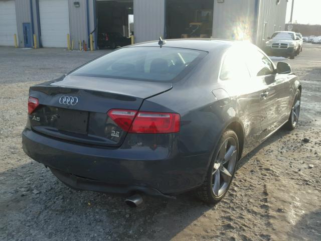 WAUDK78T89A039815 - 2009 AUDI A5 QUATTRO GRAY photo 4